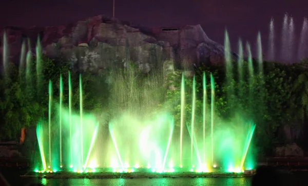 Pokaz fontanny w Wietnamie — Zdjęcie stockowe