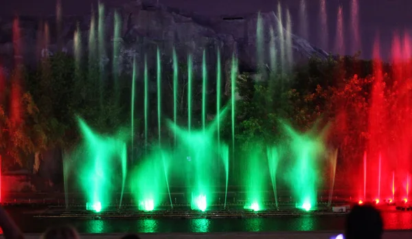 Fountain show i Vietnam — Stockfoto