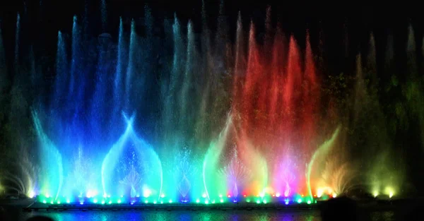 Fountain show i Vietnam — Stockfoto