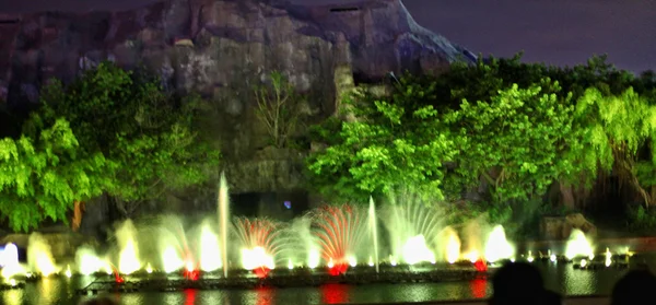 喷泉展示在越南 — 图库照片