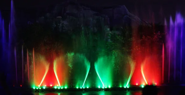 Fountain show i Vietnam — Stockfoto