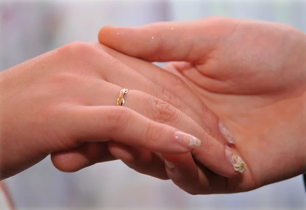 Anillos de boda Imagen De Stock