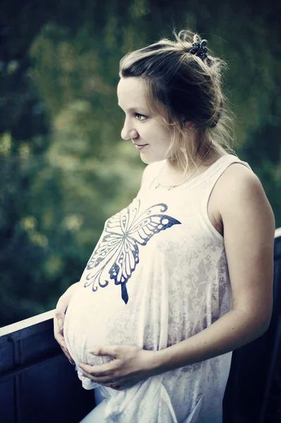 임신부 의사 진 — 스톡 사진