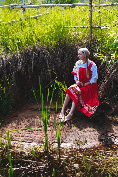 Russian beauty — Stock Photo, Image