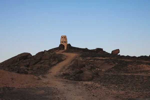 Desierto y la ciudad beduina —  Fotos de Stock
