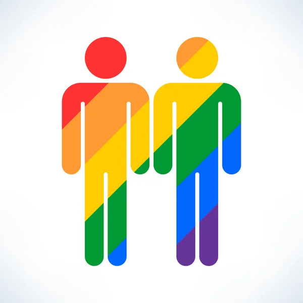 Ομοφυλοφιλικό γάμο ομοφυλοφιλικό εικονίδιο χρώμα — Φωτογραφία Αρχείου