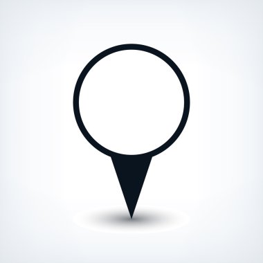 Harita iğne işareti konumu simgesi