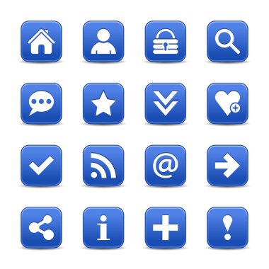 16 kobalt web simgeler