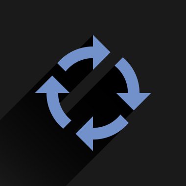 Mavi ok simgesini yeniden