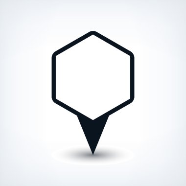 Harita iğne işareti konumu simgesi