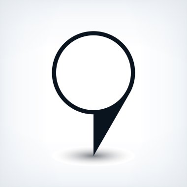 Harita iğne işareti konumu simgesi