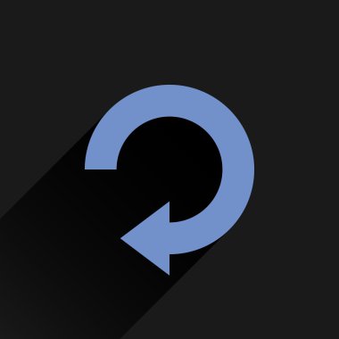 Mavi ok simgesini yeniden