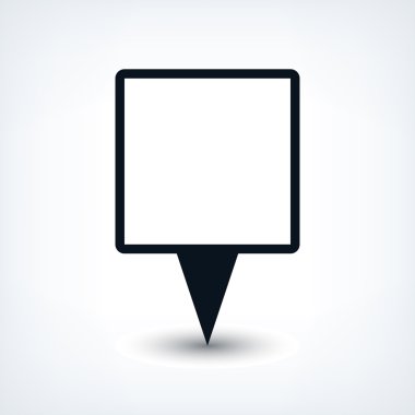 Harita iğne işareti konumu simgesi