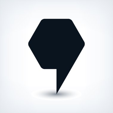 Boş harita PIN yer işareti