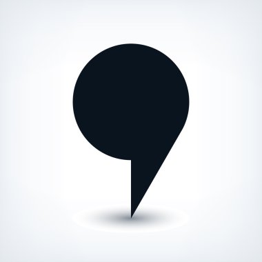 Boş harita PIN yer işareti