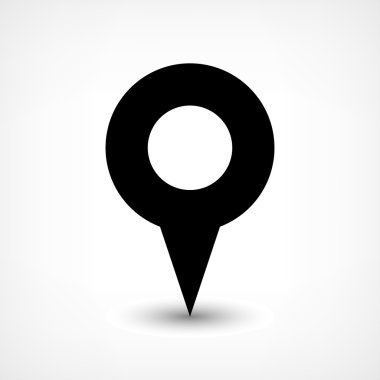 Harita iğne işareti konumu simgesi