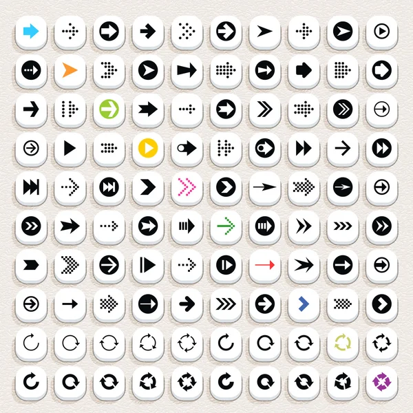 Set de 100 iconos web — Archivo Imágenes Vectoriales