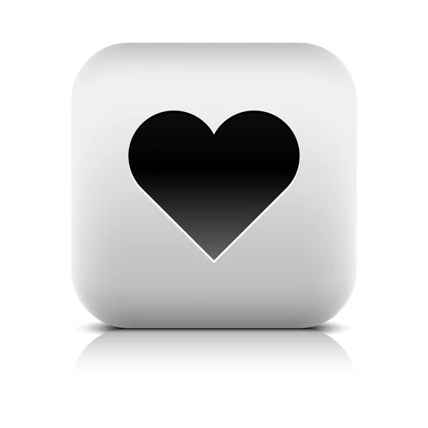 Symbole coeur signe favori — Image vectorielle