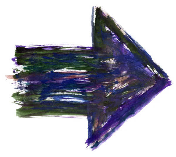 Tanda panah warna — Stok Foto