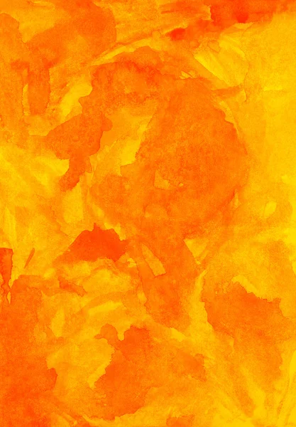 Texture orange fond aquarelle — Photo