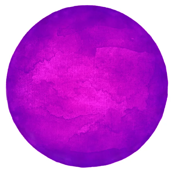 Aquarelle cercle vide violet — Photo