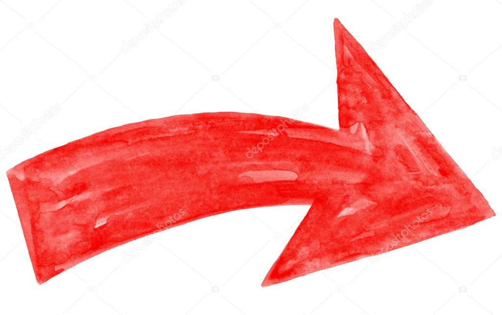 Red arrow sign