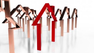 Geometrik ev şekilleri - mülk, geliştirme, ev satışı / kirası, gayrimenkul vb. konular için harikadır - 3840x2160 px).