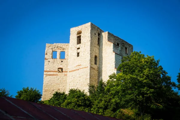 Ruinas Castillo Kazimierz Dolny Polonia —  Fotos de Stock
