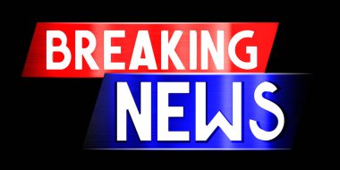 Son dakika haberi - 3 boyutlu illüstrasyon