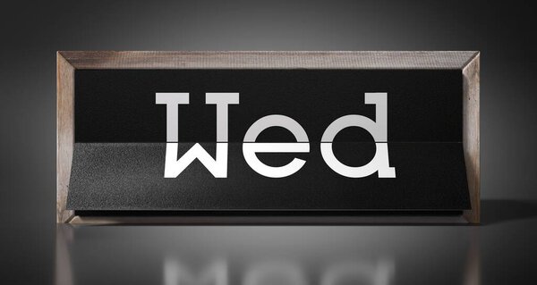 Среда - календарь - 3D иллюстрация