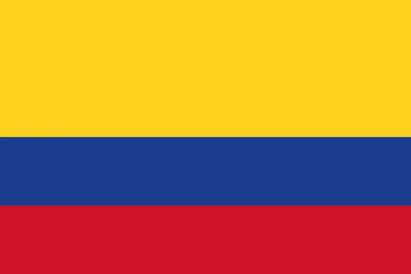 National Flag Country Colombia Republic Colombia Flag State Symbol National — Διανυσματικό Αρχείο