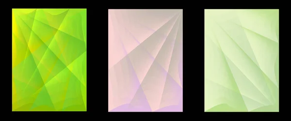 Conjunto de plantillas geométricas abstractas vectoriales para texto. — Archivo Imágenes Vectoriales