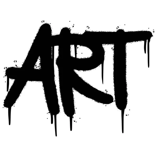 Graffiti Art Szó Permetezett Elszigetelt Fehér Háttérrel Művészi Betűtípus Graffitit — Stock Vector