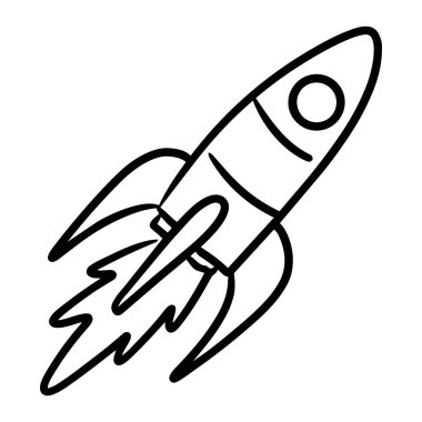 Çizim biçimi, siyah ve beyaz çizgi çizimi ile basit el çizimi takvim simgesi.