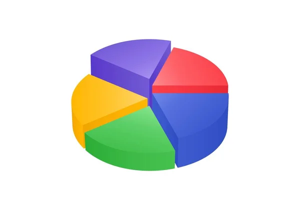 Diagrama Ciclo Isométrico Para Infografías Gráfico Vectorial Puede Utilizar Para — Vector de stock