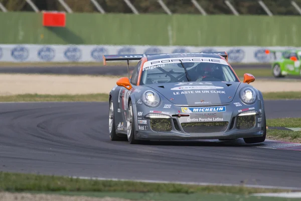 Автомобильные гонки Porsche Carrera Cup Italia — стоковое фото