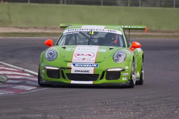 Porsche Carrera Cup Italia corridas de carros — Fotografia de Stock