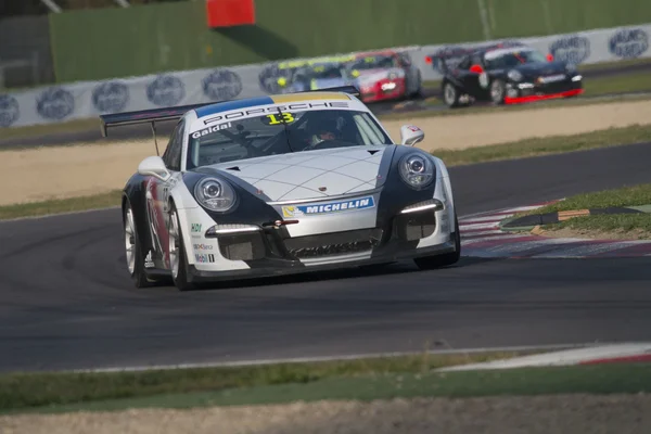 Автомобильные гонки Porsche Carrera Cup Italia — стоковое фото