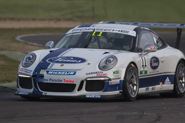 Porsche Carrera Cup Italia corridas de carros — Fotografia de Stock