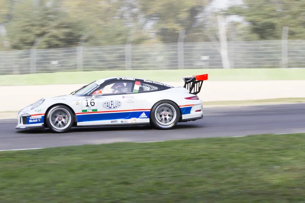 Porsche Carrera Cup Italia carreras de coches —  Fotos de Stock