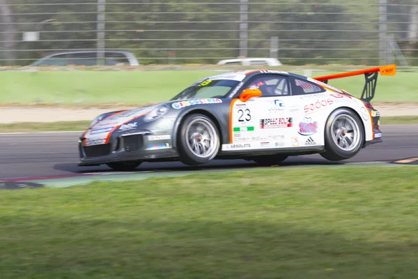 Автомобильные гонки Porsche Carrera Cup Italia — стоковое фото