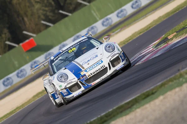 Porsche Carrera Cup Italia carreras de coches —  Fotos de Stock