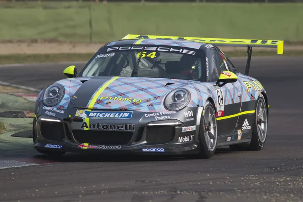 Porsche Carrera Cup Italia carreras de coches —  Fotos de Stock