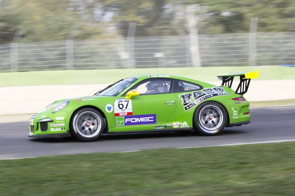 Porsche Carrera Cup Italia carreras de coches —  Fotos de Stock