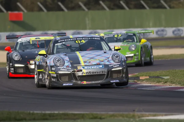 Porsche Carrera Cup Italia carreras de coches —  Fotos de Stock