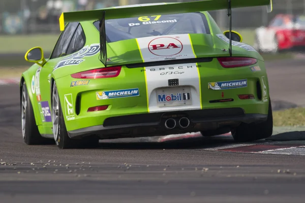 Porsche Carrera Cup Italien Autorennen — Stockfoto