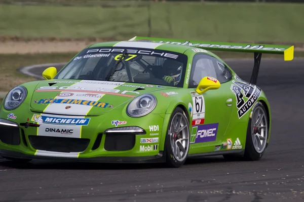 Автомобильные гонки Porsche Carrera Cup Italia Стоковая Картинка