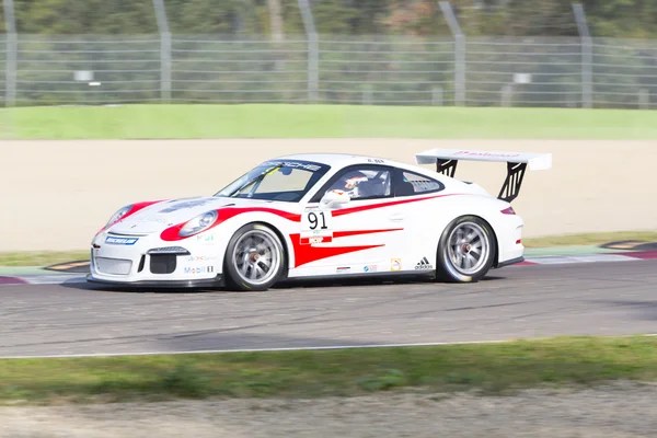 Porsche Carrera Cup Italia carreras de coches —  Fotos de Stock