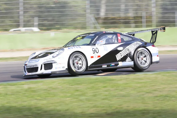 Porsche Carrera Cup Italia carreras de coches —  Fotos de Stock