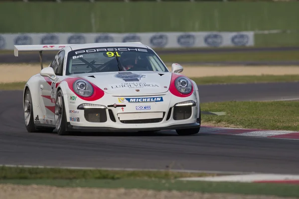 Porsche Carrera Cup Italia carreras de coches —  Fotos de Stock